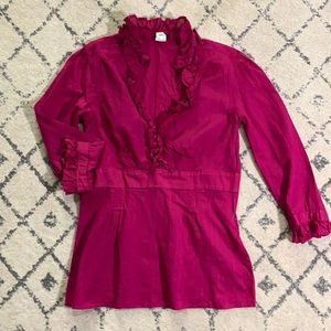 J. Crew Top | 2 | Dark Pink | GUC